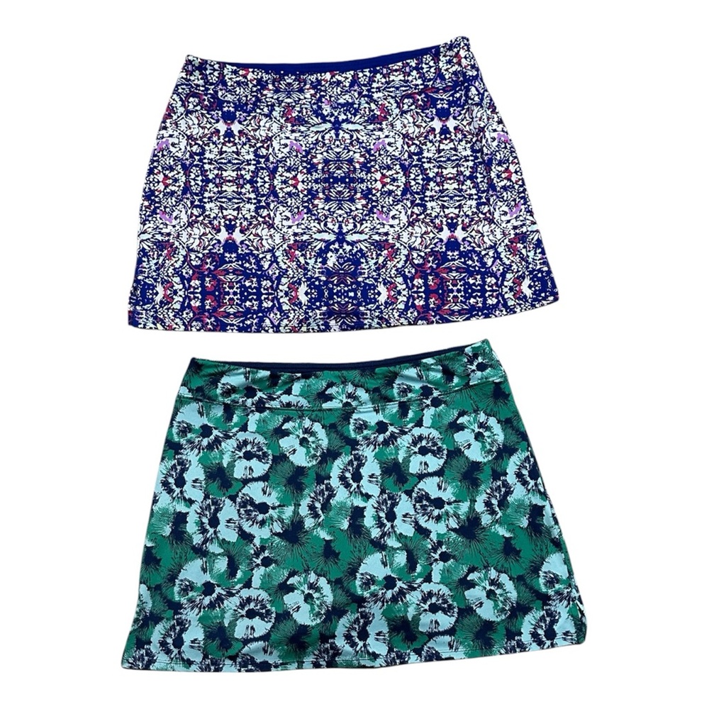 TRANQUILITY by COLORADO CLOTHING skorts size Large blue & green